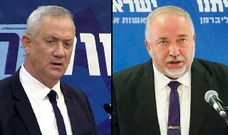 אביגדור ליברמן ובני גנץ