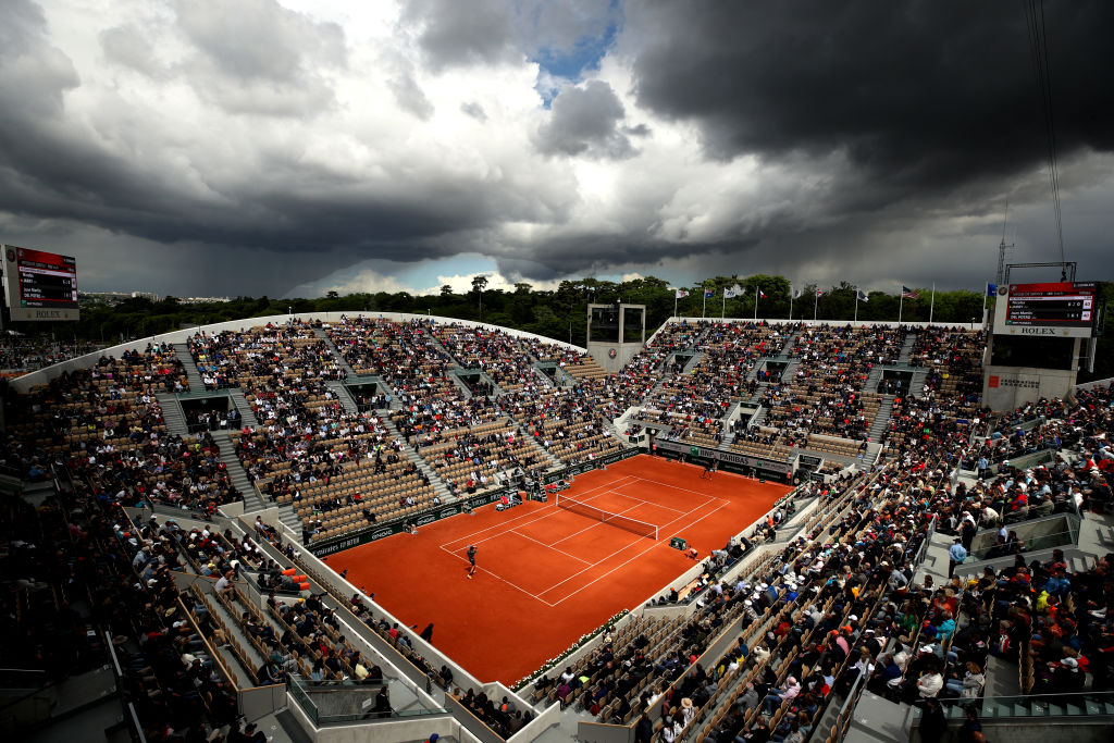 הפעם יהיה קצת פחות צפוף (צילום: getty images) המגרש המרכזי ברולאן גארוס
