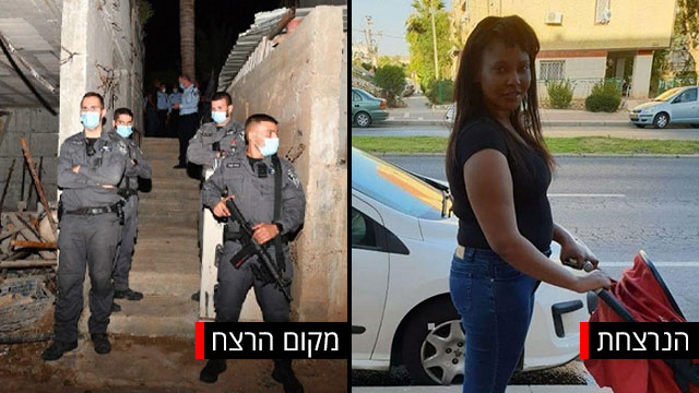 חנין אלעביד נרצחת בת 27 חשד ל רצח ירי יריות רהט זירת רצח ירי רהט