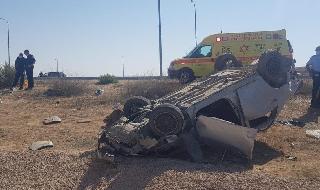 תאונה סמוך לצומת שוקת