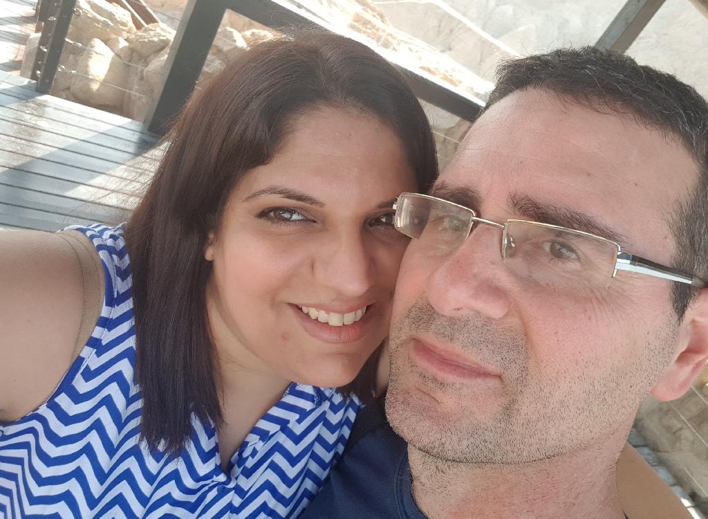 "היה לי ביטחון מוחלט שהוא יחזור אליי, למרות שלא הכרנו" (צילום: אלבום משפחתי) הילה ונדב