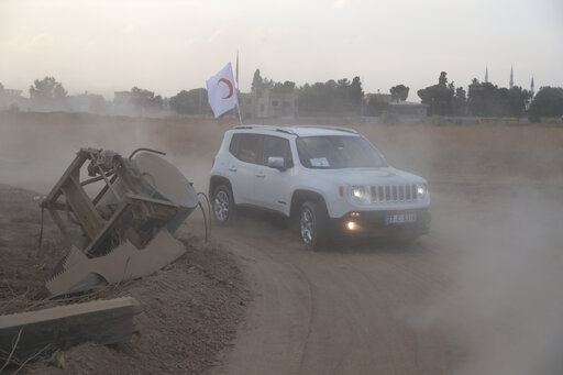 A Turkish Red Crescent Jeep in Syria 