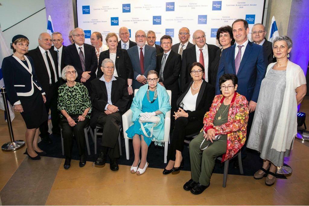 רות ביידר גינסבורג בערב קבלת פרס מפעל חיים