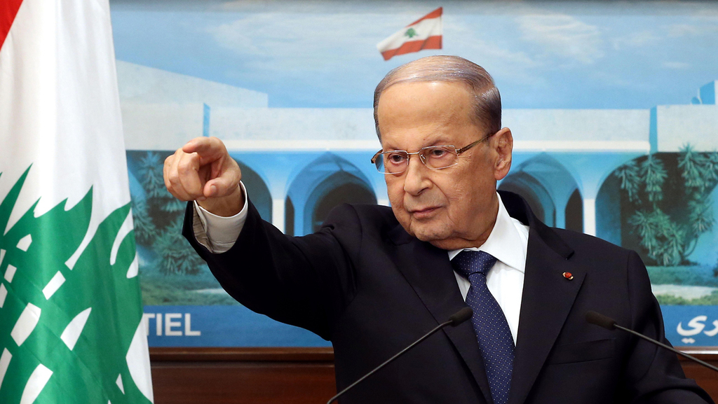 נשיא לבנון מישל עאון