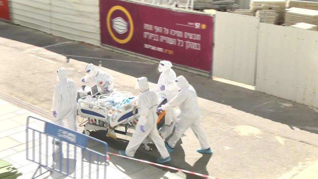 בבית החולים רמב"ם בחיפה החלו להעביר את חולי הקורונה ממחלקות הכתר בבית החולים לחניון התת קרקעי