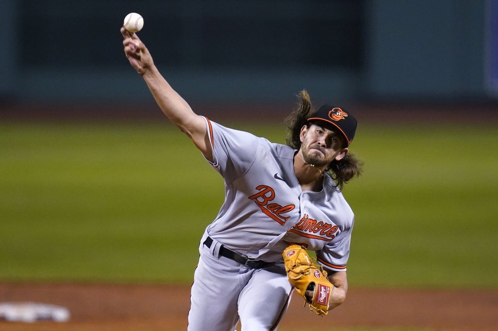 Baltimore Orioles starting pitcher Dean Kremer throws a pitch to the Tampa Bay Rays during the second inning of a baseball game (Photo: AP) Baltimore Orioles starting pitcher Dean Kremer throws a pitch to the Tampa Bay Rays during the second inning of a baseball game