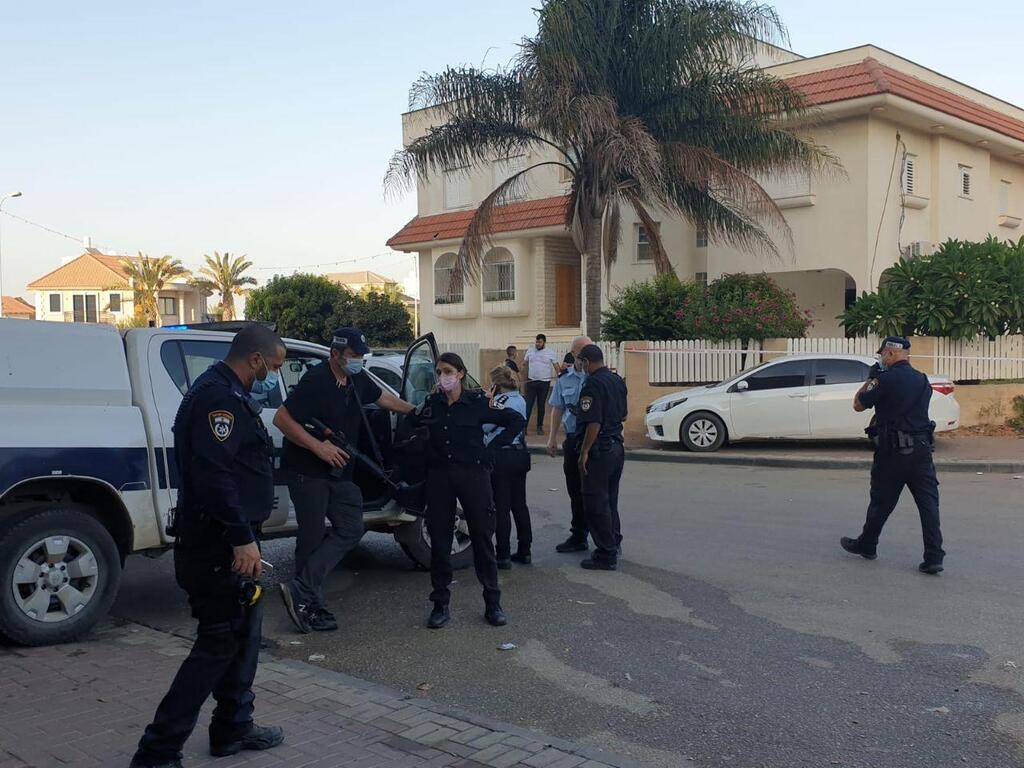 זירת הרצח בעיר טירה נורה למוות מוחמד עראקי (19) על ידי אלמוני