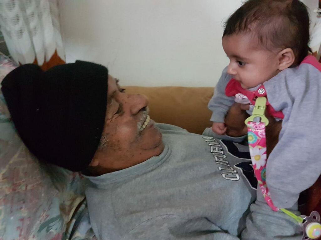 "לא יזכה לראות את נינתו השלישית". אפרים חדד (באדיבות המשפחה) אפרים חדד ז"ל
