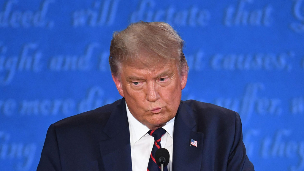 U.S. President Donald Trump during the debate against Joe Biden this week (Photo: AFP) דונלד טראמפ