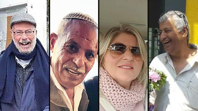 מיכאל בדוח, ללי נניקשוילי, אפרים חדד ויוסף בן ישי (צילום: נטעים מבוא חורון, באדיבות המשפחה) מיכאל בדוח, ללי נניקשוילי, אפרים חדד ויוסף בן ישי ז"ל