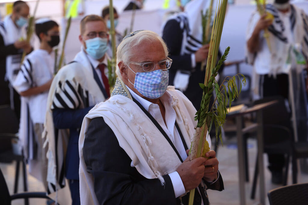 U.S. envoy to Israel David Friedman during the annual Birkat Kohanim at the Western Wall holiday (Photo: AFP) U.S. envoy to Israel David Friedman during the annual Birkat Kohanim (Priestly Blessing) as part of Sukkot holiday