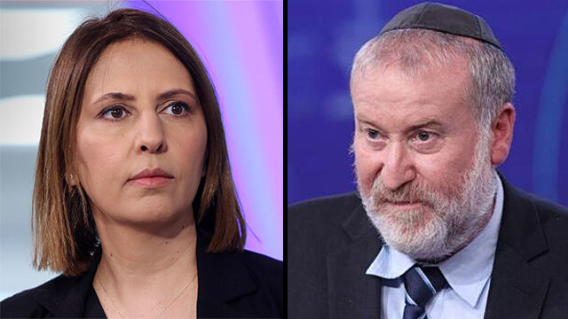היועמ"ש מנדלבליט והשרה גמליאל (צילום: מוטי קמחי, גילה גמליאל) אביחי מנדלבליט גילה גמליאל