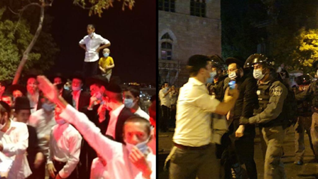 עימותים ליליים במודיעין עילית וירושלים