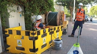 עבודות הנחת סיבים אופטיים