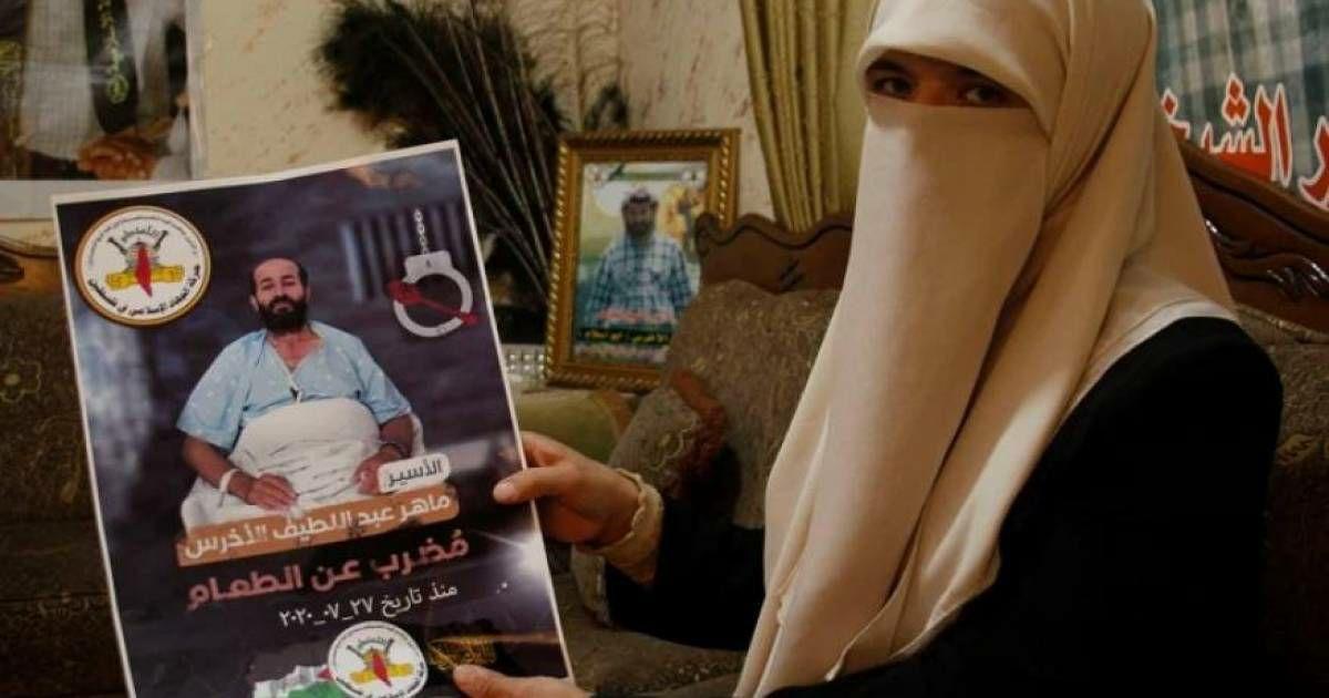 אשתו תע'ריד החלה גם היא בשביתת רעב. "הוא עצור בלי סיבה" פעילי הג'יהאד