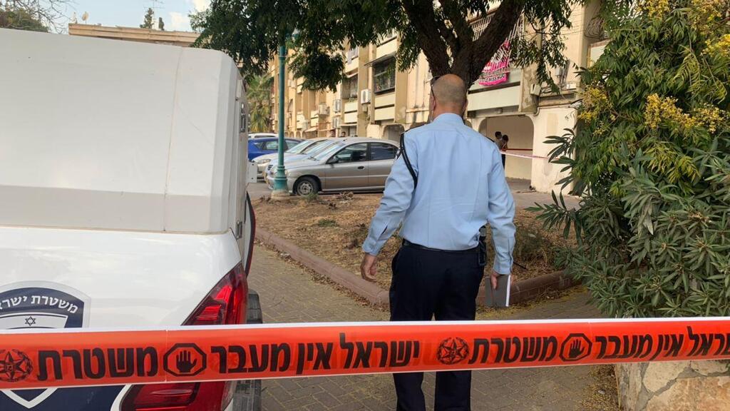 זירת הרצח בלוד (צילום: אלי סניור) זירת הרצח בלוד