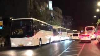חרדים עוזבים את ירושלים באוטובוסים