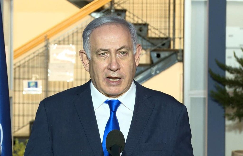 "ניתן קנסות ככל שהדבר נדרש". נתניהו (צילום: עומר מירון, לע"מ) בנימין נתניהו בהערכת מצב בנושא האכיפה במטה המשטרה בבית דגן