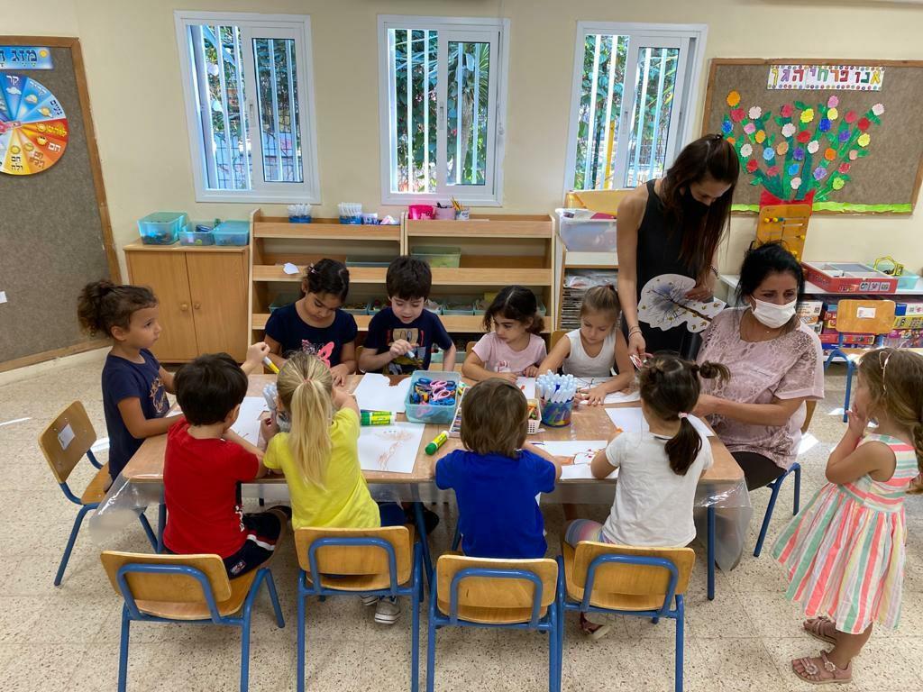 גן ילדים ברעננה, ארכיון. "80% מכל הגננות והסייעות התחסנו" (צילום: עיריית רעננה ) גן אלונים ברעננה
