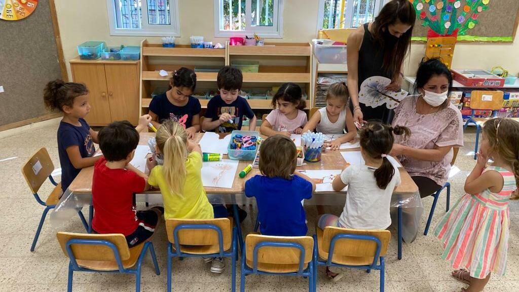 גן ילדים ברעננה. הפעילות תתקיים בקבוצות קטנות (צילום: עיריית רעננה ) גן אלונים ברעננה