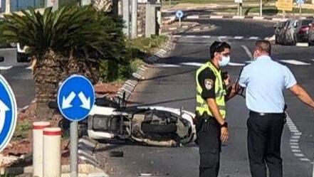 תאונת אופנוע בחיפה
