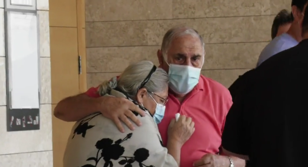 בית משפט מחוזי לוד- יום עדותה של מוניקה קטן אשתו של ויקטור קטן אשר חשוד ברצח אופיר חסדאי בחניון ברמלה