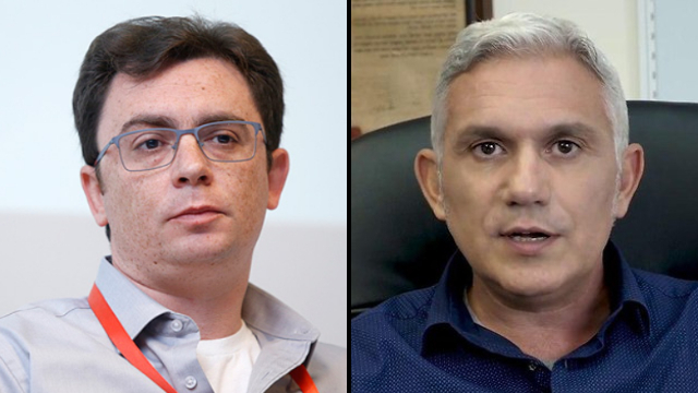 נכ"ל משרד הפנים, מרדכי כהן ומנכ"ל משרד השיכון, יאיר פינס