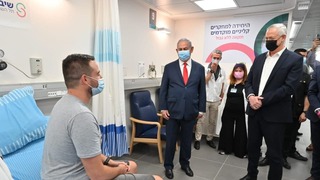 בנימין נתניהו ובני גנץ