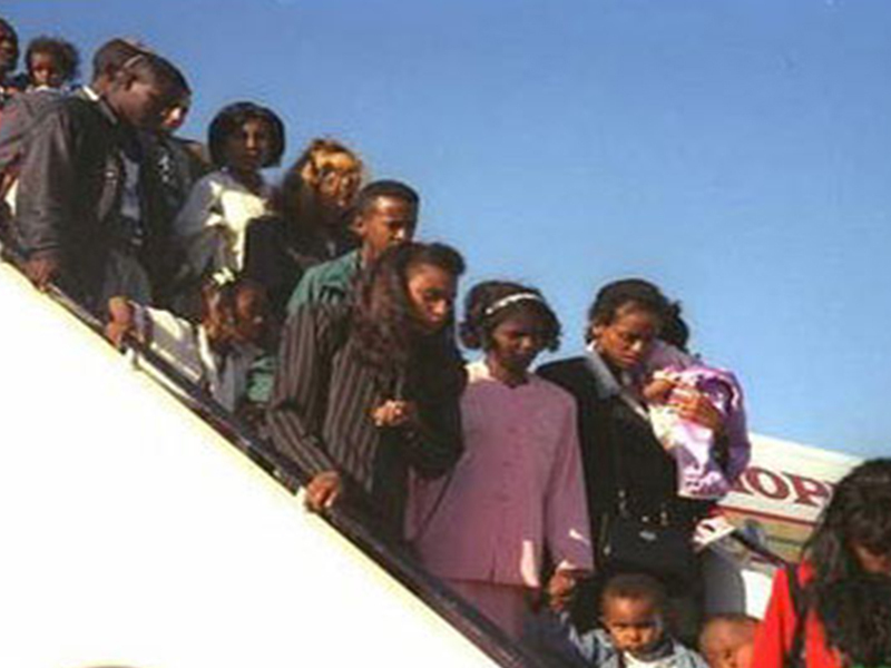 Ethiopian Jews arrive in Israel as part of 1984's Operation Moses 