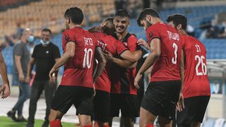 שחקני הפועל רמת גן חוגגים