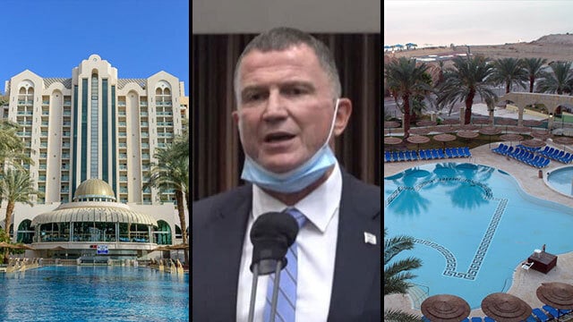 Health Minister Yuli Edelstein (Photo: Avshalom Levi, Knesset Channel) יולי אדלשטיין, הערב ,מלון אילת מלון ים המלח
