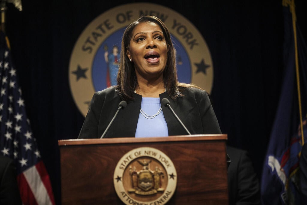 New York State Attorney General Letitia James (Photo: TNS) New York State Attorney General Letitia James