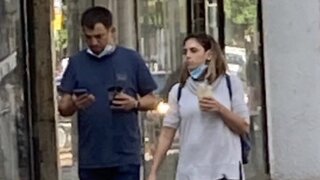 קרן טרנר ושאול מרידור ברחוב דיזינגוף בת"א
