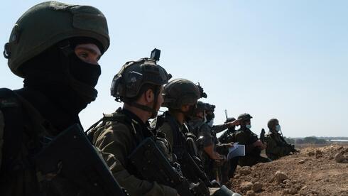 IDF forces on the Gaza border 