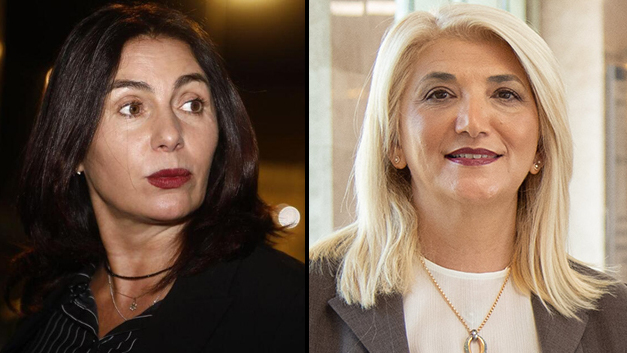 השרה מירי רגב וח"כ אסנת מארק (צילום: מוטי קמחי, יואב דודקביץ) מירי רגב ואסנת מארק