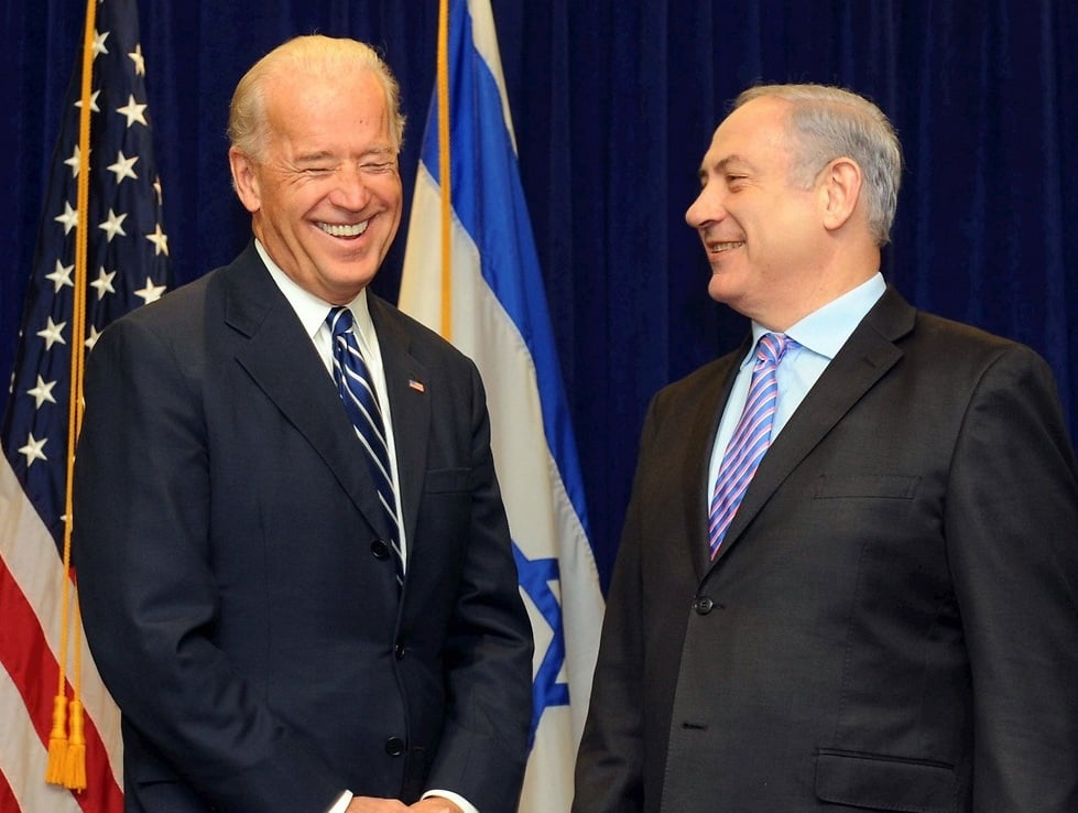 ג'ו ביידן ובנימין נתניהו