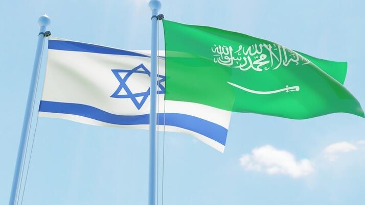 דגלי ישראל וסעודיה