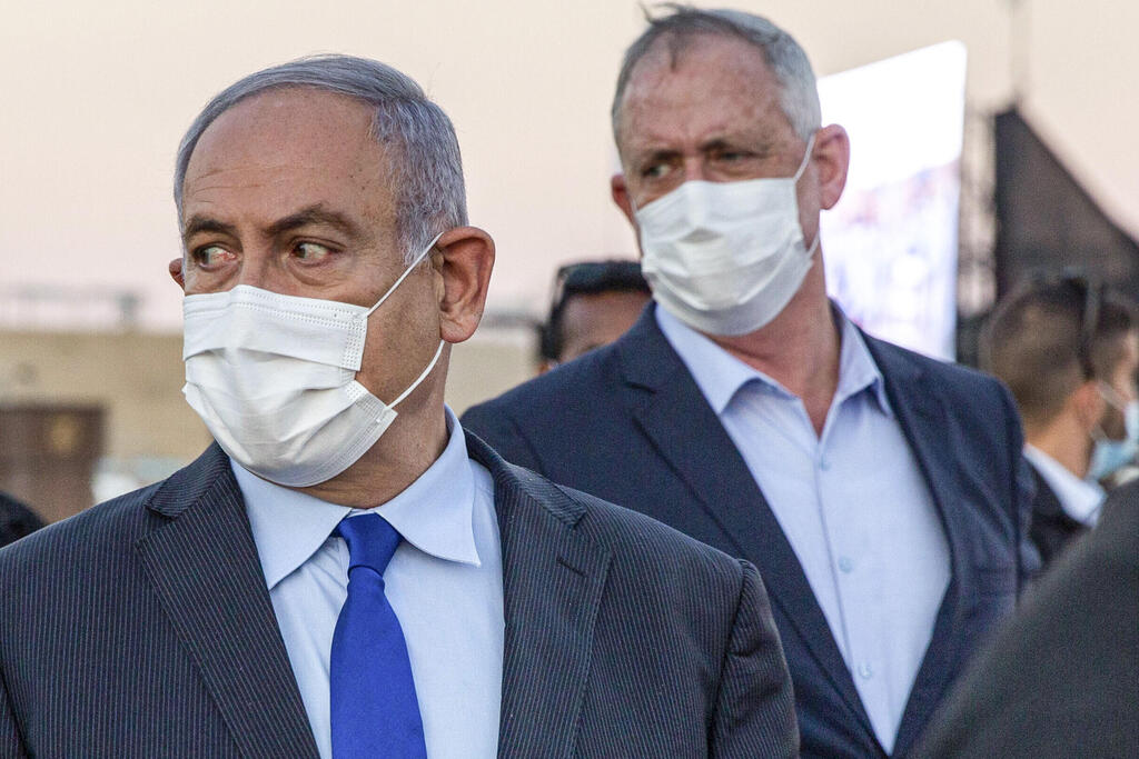 בני גנץ ובנימין נתניהו