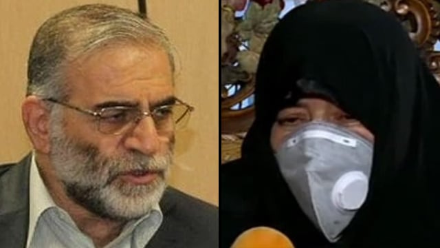 מוחסן פחריזאדה מדען גרעיני ואלמנתו 