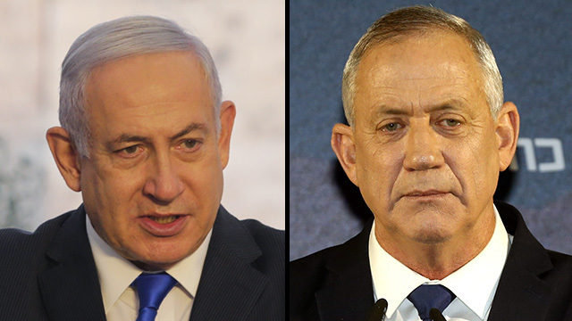 בני גנץ בנימין נתניהו