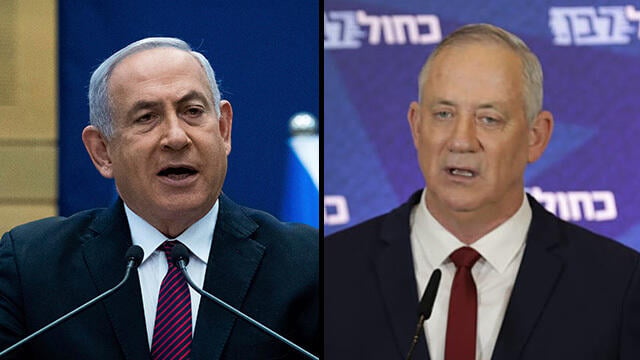 בני גנץ בנימין נתניהו 