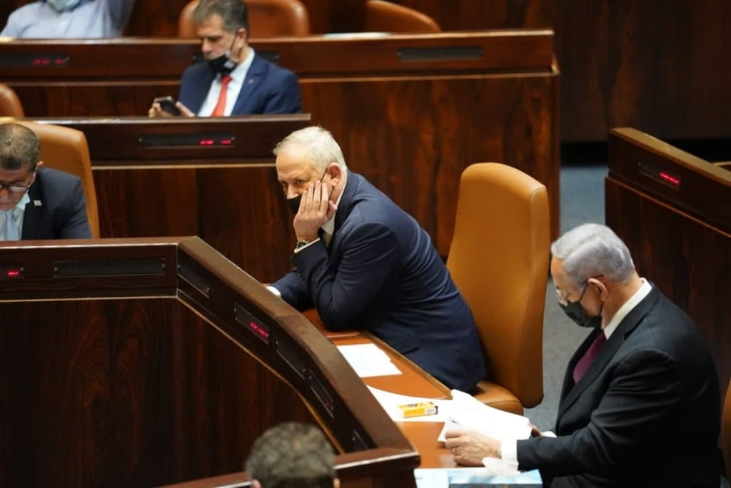 בנימין נתניהו ובני גנץ