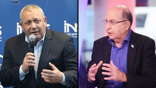 ירוצו ביחד? בוגי יעלון וגדי איזנקוט (צילום: מוטי קמחי, יריב כץ) בוגי יעלון וגדי איזנקוט