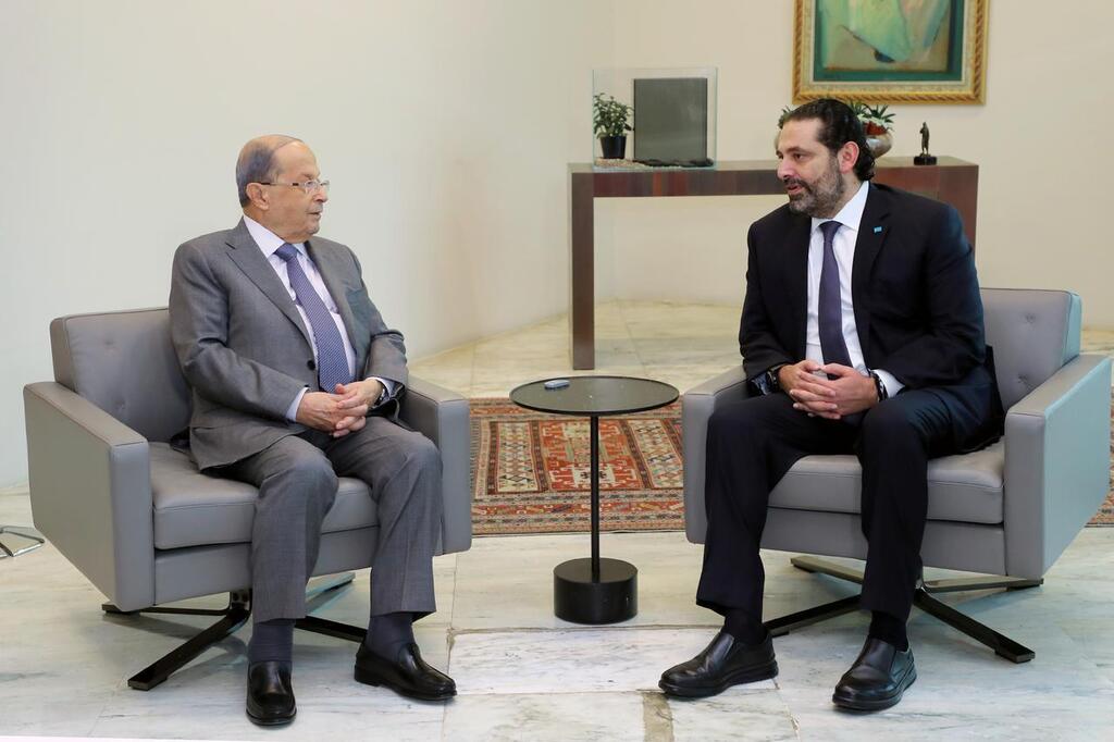 Lebanese President Michel Aoun and PM-designate Saad al-Hariri (Photo: Reuters) Lebanese President Michel Aoun and PM-designate Saad Hariri