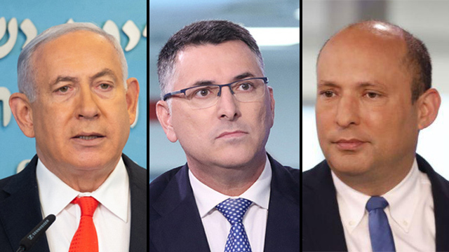 זמיר: "החלפת נתניהו? כבר לא 'אירוע' של השמאל" (צילום: שאול גולן, אבי מועלם, יואב דודקביץ') נפתלי בנט גדעון סער בנימין נתניהו