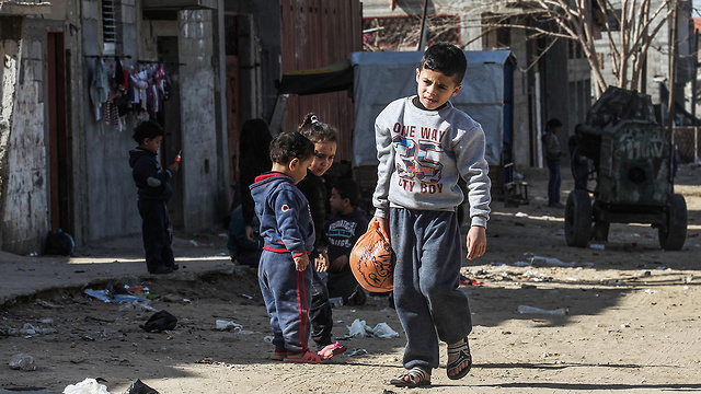 Children in the Gaza Strip (Photo: AFP) Children in the Gaza Strip