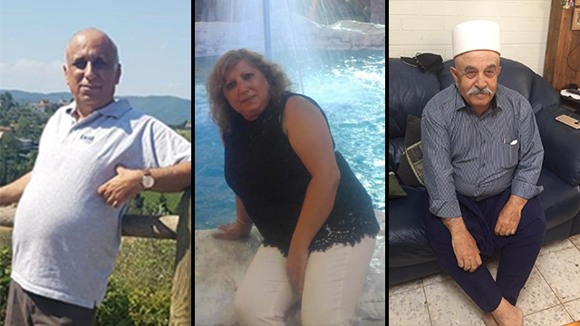 מימין: שייח' חמד בריק, לורה לריסה אלמלך ויצחק בן דוד (צילום: באדיבות המשפחות) נפטר נפטרים קורונה יצחק בן דוד, שייח' חמד בריק לורה לריסה אלמלך