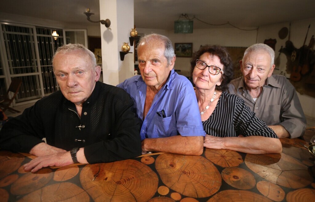 'Operation Wedding' members Aryeh Hanoch, Sylva Zalmanson, Boris Penson and Eduard Kuznetsov in Israel in 2020 (Photo: Dimitry Brik) Aryeh Hanock, Sylva Zalmanson, Boris Penson and Eduard Kuznetsov in Israel in 2020