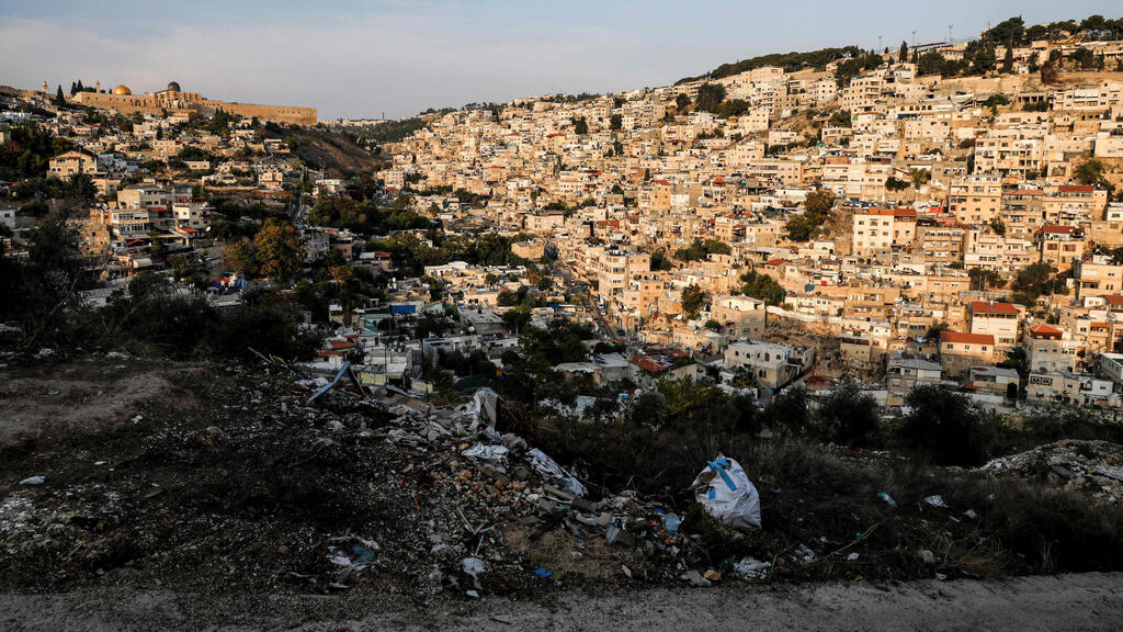 Predominantly Arab neighborhood of Silwan, just outside the Old City in East Jerusalem, on November 9, 2020