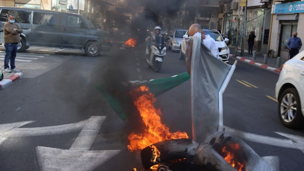צילום: מוטי קמחי הפגנה ביפו של העצמאים